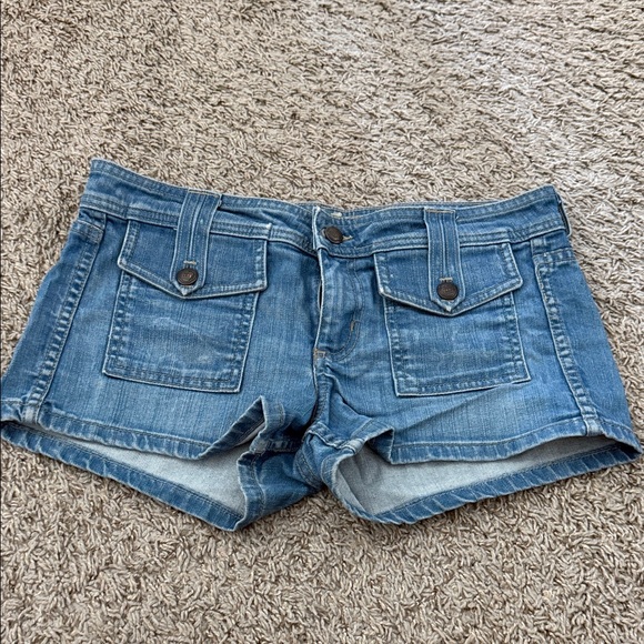 Juicy Couture Blue Jean Shorts - Picture 1 of 3